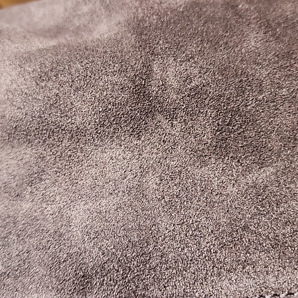 suede bag in chocolate color - Picture 2 of 12